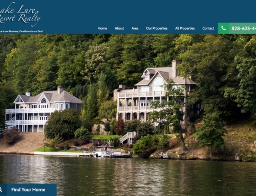 Lake Lure Resort Realty Website